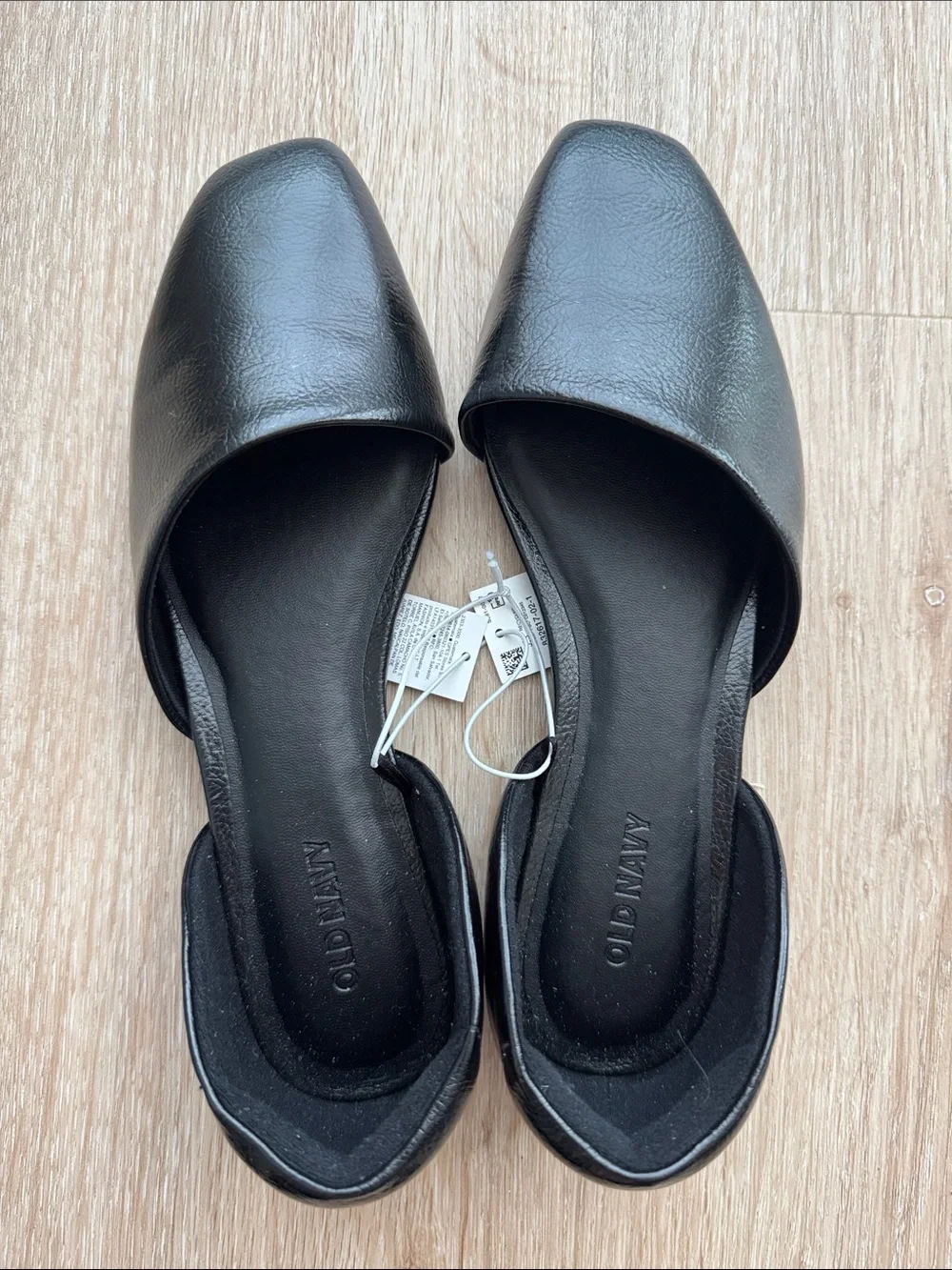 New Old Navy Black Women's Pointed D'Orsay Flats